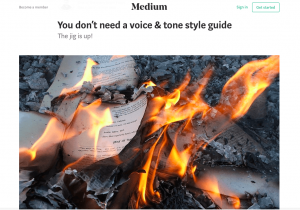 You don't need a style guide